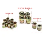 Car 25ft Zinc Plated Brass Brake Tube with Fittings - Image 4