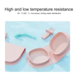 Outdoor Portable Silicone Folding Complementary Food Bowl - Image 3