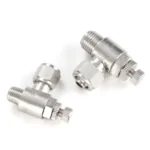 LAIZE Nickel Plated Copper Trachea Quick Fitting Throttle Valve Lock Female Connector - Image 2