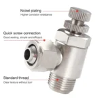 LAIZE Nickel Plated Copper Trachea Quick Fitting Throttle Valve Lock Female Connector - Image 4