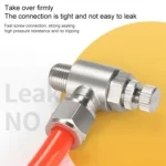 LAIZE Nickel Plated Copper Trachea Quick Fitting Throttle Valve Lock Female Connector - Image 5
