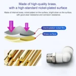 PL4-02 LAIZE 2pcs PL Elbow Pneumatic Quick Fitting Connector - Image 3