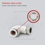 PL4-02 LAIZE 2pcs PL Elbow Pneumatic Quick Fitting Connector - Image 5