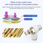 LAIZE SL Throttle Valve Elbow Pneumatic Quick Connector - Image 4