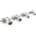 LAIZE Nickel Plated Copper Trachea Quick Fitting Twist Swivel Elbow Lock Female Connector - Image 3