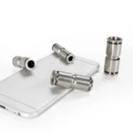 LAIZE Nickel Plated Copper Straight Pneumatic Quick Fitting Connector - Image 2