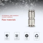 LAIZE Nickel Plated Copper Reducer Straight Pneumatic Quick Fitting Connector - Image 4