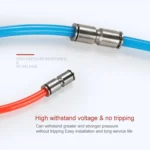 LAIZE Nickel Plated Copper Reducer Straight Pneumatic Quick Fitting Connector - Image 5