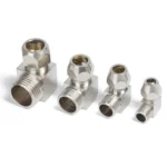PL4-01 LAIZE Nickel Plated Copper Reducer Elbow Pneumatic Quick Fitting Connector - Image 2