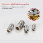 LAIZE Nickel Plated Copper Straight Pneumatic Quick Fitting Copper Pipe Connector - Image 5