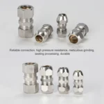 LAIZE Nickel Plated Copper Straight Pneumatic Quick Fitting Copper Pipe Connector - Image 6