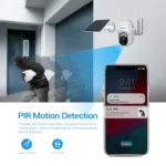 ESCAM QF103 3MP Cloud Storage PT WIFI PIR Alarm IP Camera with Solar Panel Battery Support Full Color Night Vision & Two Way Audio - Image 5