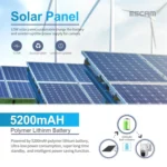 ESCAM QF103 3MP Cloud Storage PT WIFI PIR Alarm IP Camera with Solar Panel Battery Support Full Color Night Vision & Two Way Audio - Image 6