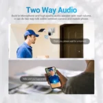 ESCAM QF103 3MP Cloud Storage PT WIFI PIR Alarm IP Camera with Solar Panel Battery Support Full Color Night Vision & Two Way Audio - Image 8