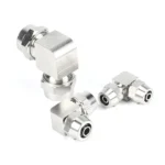 LAIZE Nickel Plated Copper Elbow Pneumatic Quick Connector - Image 2