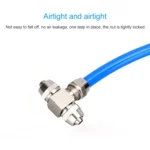 LAIZE Nickel Plated Copper Y-type Tee Pneumatic Quick Connector - Image 4