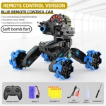 DM-518 Four-wheel Battle Blooming Tire Spray Remote Control Car - Image 2