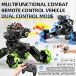 DM-518 Four-wheel Battle Blooming Tire Spray Remote Control Car - Image 4
