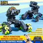 DM-518 Four-wheel Battle Blooming Tire Spray Remote Control Car - Image 5