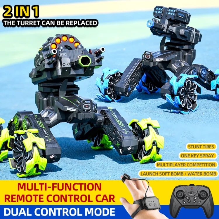 EDA003896001_B3.webp DM-518 Four-wheel Battle Blooming Tire Spray Remote Control Car - Image 5