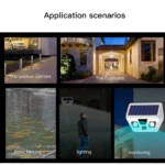 HS2180 Solar Garden Lamp with Night Vision Monitoring Function - Image 7