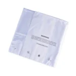 100 PCS PE + Pearl Cotton Zipper Transparent Warning Storage Bag, 27 x 35cm - Image 2