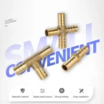 LAIZE 2pcs Pagoda Y-type Three Way Pneumatic Components, Caliber:12mm - Image 2