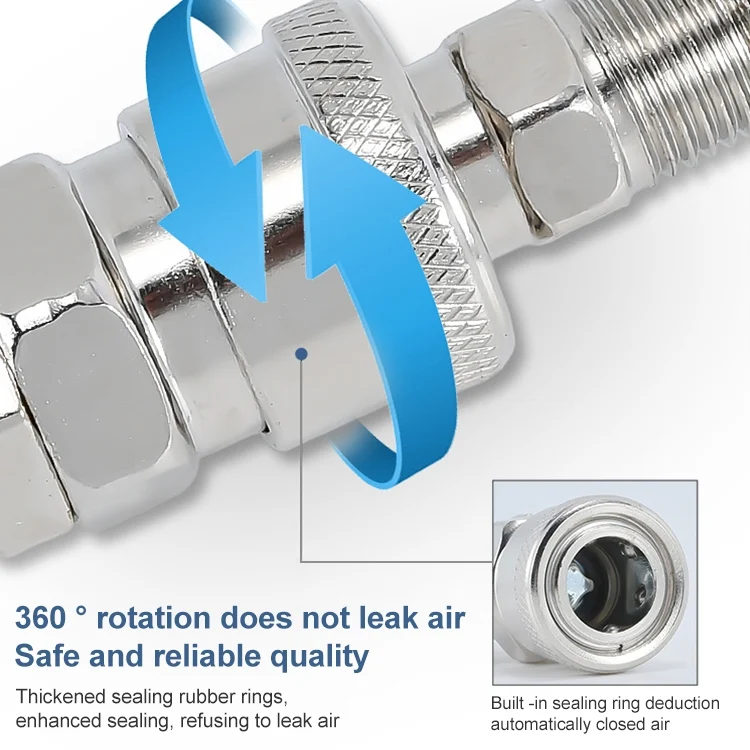 EDA003929101_3.webp 10pcs C-type Self-lock Air Tube Pneumatic Quick Fitting Connector - Image 4