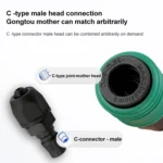 10pcs Plastic Steel C-type Self-lock Pneumatic Components - Image 4