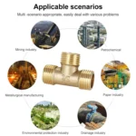 LAIZE External Thread Plumbing Copper Pipe Fittings - Image 4