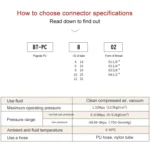 PC16-04 LAIZE 2pcs Pneumatic Components Pagoda PC External Thread - Image 3