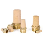 LAIZE Half Copper Long Pneumatic Muffler, Caliber:3 Point - Image 2