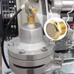 LAIZE 2pcs Semi Copper Flat Pneumatic Muffler, Caliber:4 Point - Image 6