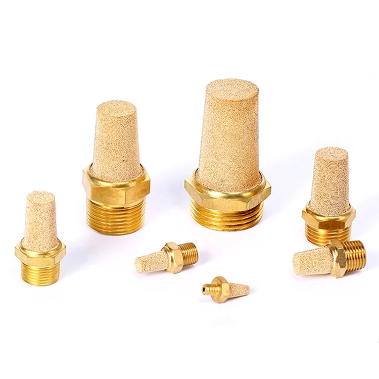 LAIZE Full Copper Long Pneumatic Muffler