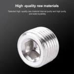 LAIZE 2pcs Iron Plug Connector Accessories, Caliber:6 Point - Image 4