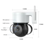 ST-426PRO-3M-TY 4MP Smart Security Floodlight Camera Support Two-way Audio / Night Vision - Image 2