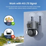 ST-429-4M-TY-4G 4MP 4G Smart Security Floodlight Camera Support Two-way Audio / Night Vision, EU 4G Frequency - Image 9