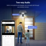 ST-S518-2M-TY 2.4G Wifi Solar Battery Powered Floodlight PTZ Camera with PIR Human Detection - Image 7