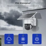 ST-S518-2M-TY 2.4G Wifi Solar Battery Powered Floodlight PTZ Camera with PIR Human Detection - Image 8