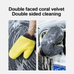 Soft Coral Fleece Motorcycle Car Cleaning Gloves - Image 3