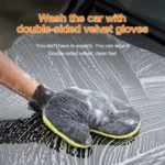 Soft Coral Fleece Motorcycle Car Cleaning Gloves - Image 6