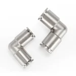 LAIZE Nickel Plated Copper Elbow Pneumatic Quick Connector - Image 2