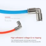 LAIZE Nickel Plated Copper Elbow Pneumatic Quick Connector - Image 5