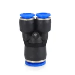 PW16-12 LAIZE 2pcs Plastic Y-type Tee Reducing Pneumatic Quick Fitting Connector - Image 2