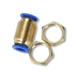 PM-8 LAIZE 2pcsPM Bulkhead Straight Pneumatic Quick Connector - Image 2