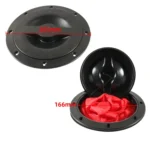 A6651-01 Universal 6 inch Round Deck Hatch Cover with Red Mesh Pocket - Image 5