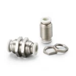 LAIZE PM Bulkhead Straight Pneumatic Quick Fitting Connector - Image 2