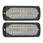 2pcs DC12-24V 3.2W Car 20LED Ultra-thin Strobe Light