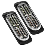 2pcs DC12-24V 3.2W Car 20LED Ultra-thin Strobe Light - Image 2