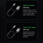 TOTUDESIGN 20W USB Car Fast Charging, Cable Length: 1.2m - Image 5